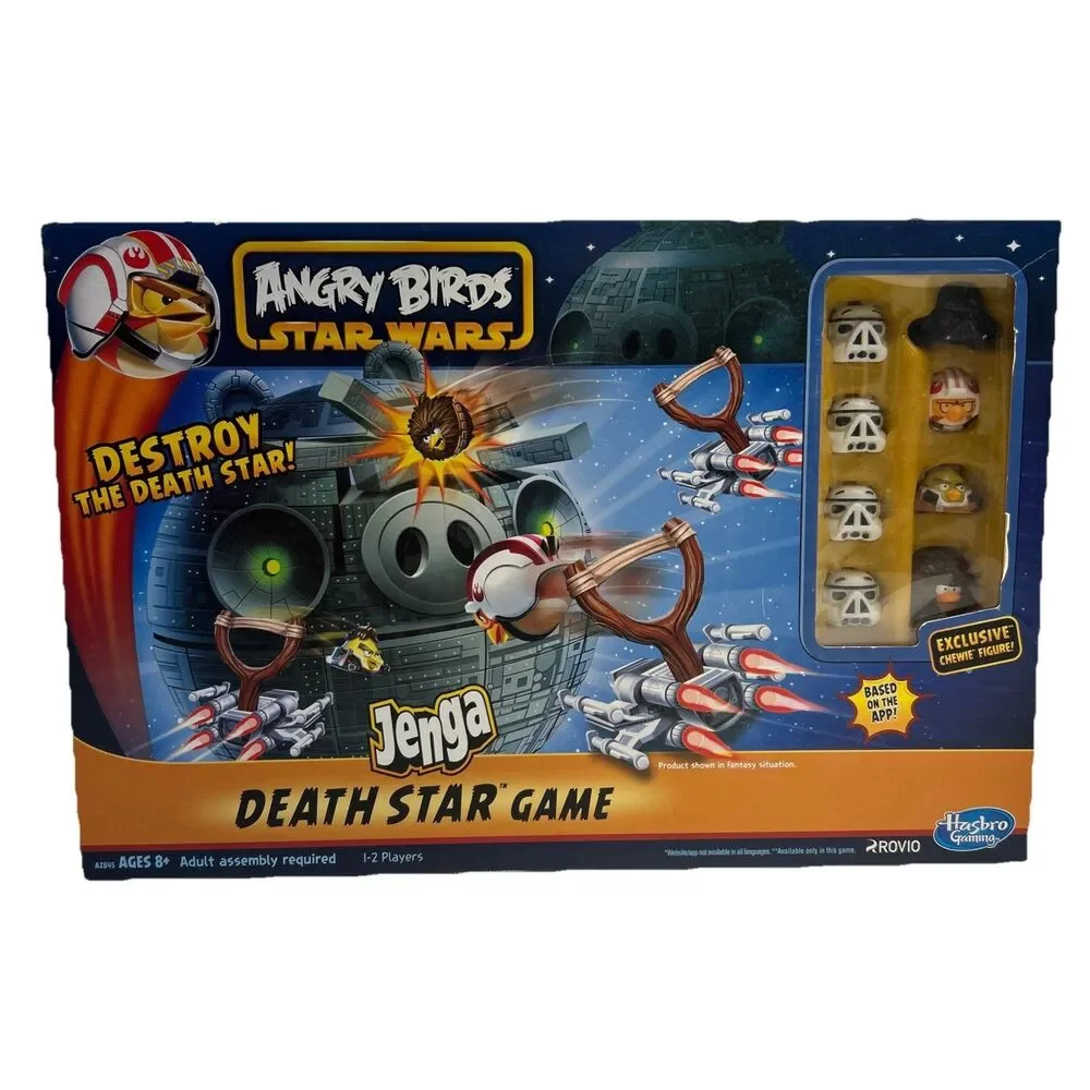 Angry Birds: Star Wars – Jenga‎ Death Star Game Hasbro Complete Great Condition
